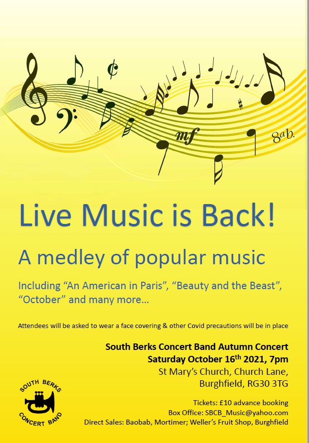 South Berks Concert Poster