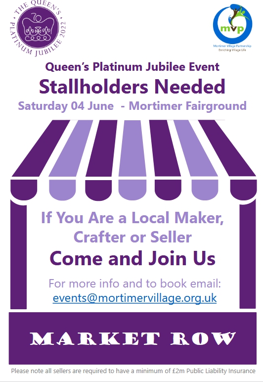 Jubilee stall holders detail