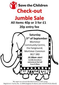 Save The Children Jumble Sale
