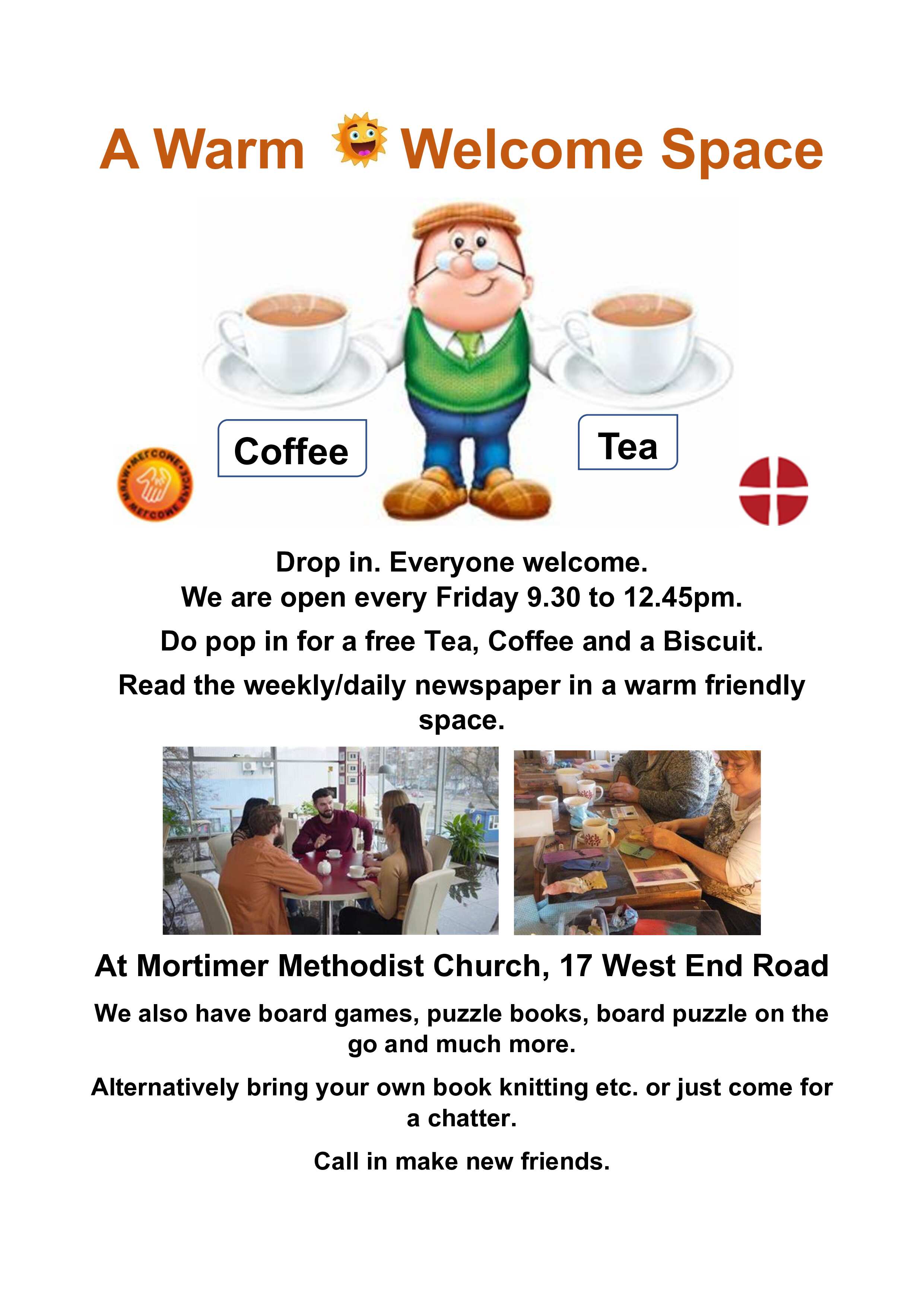 Warm Welcome in Mortimer