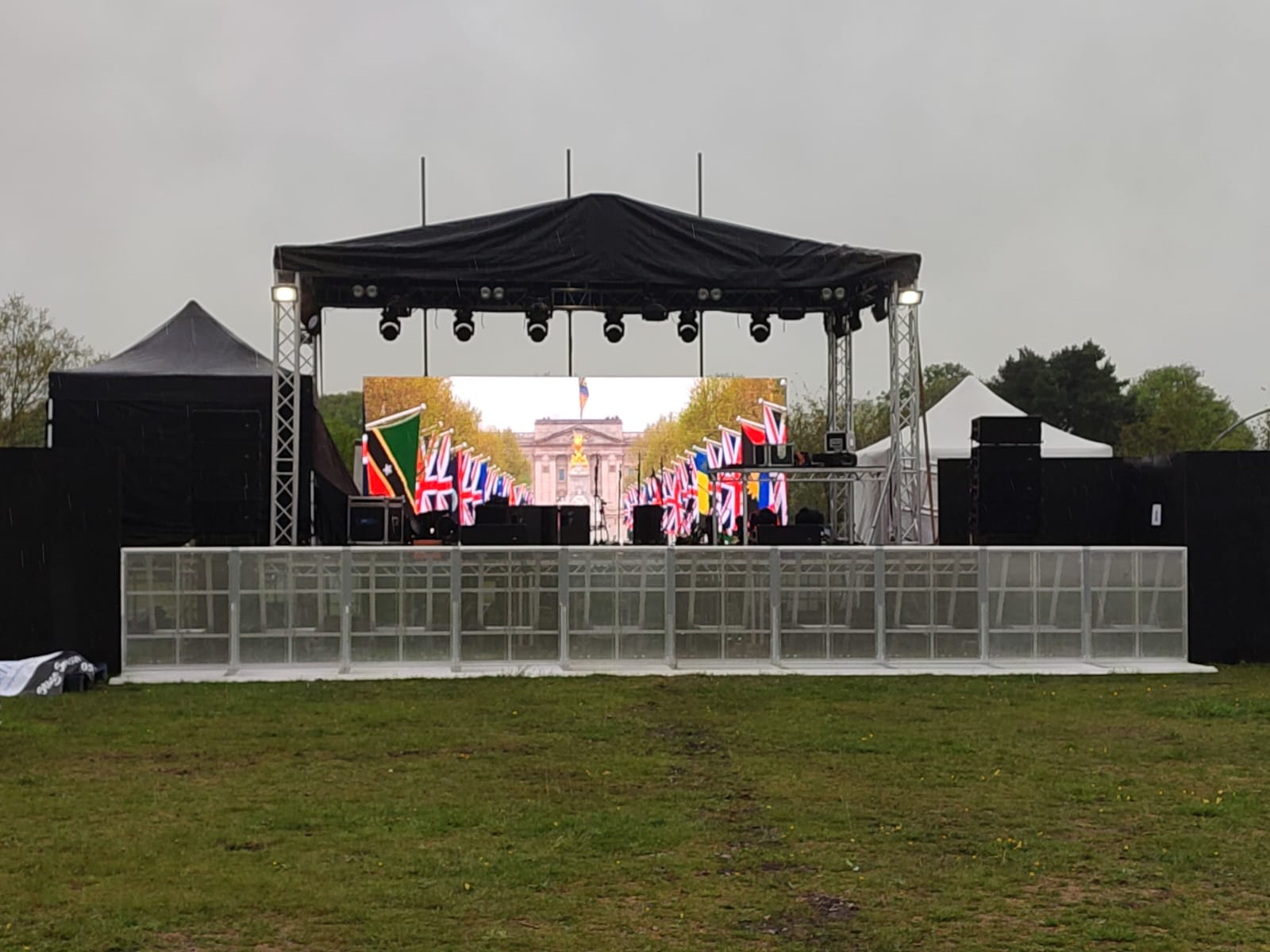 coronation on big screen