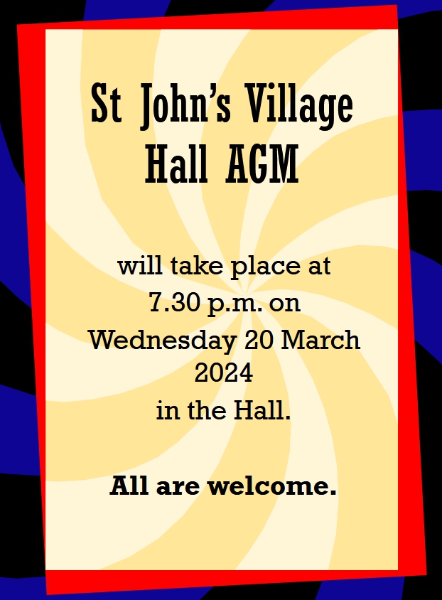St John's Village Hall AGM