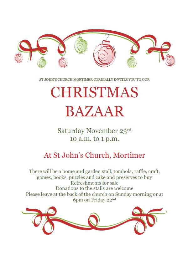 2024 Christmas Bazaar