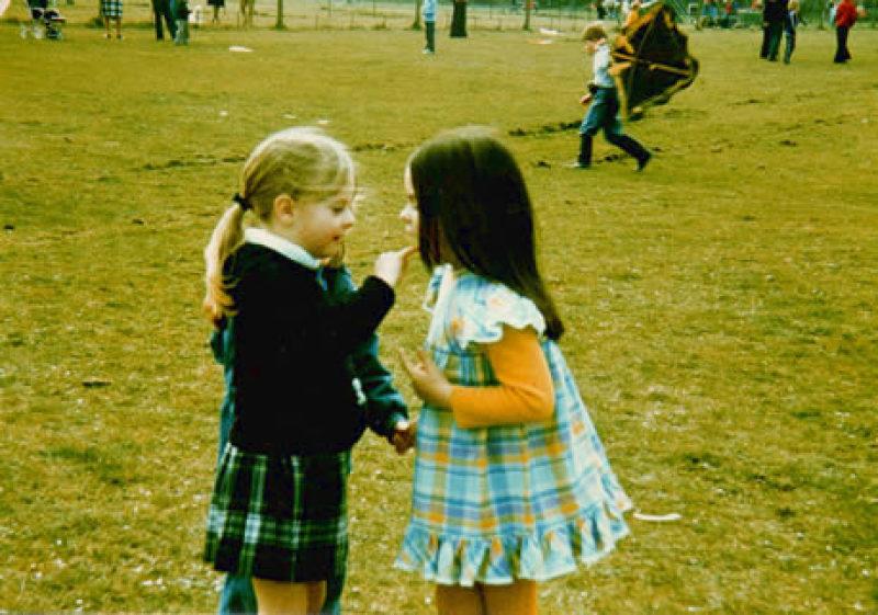 Sue Garrett & Jo Corbett - Kite Day 1978