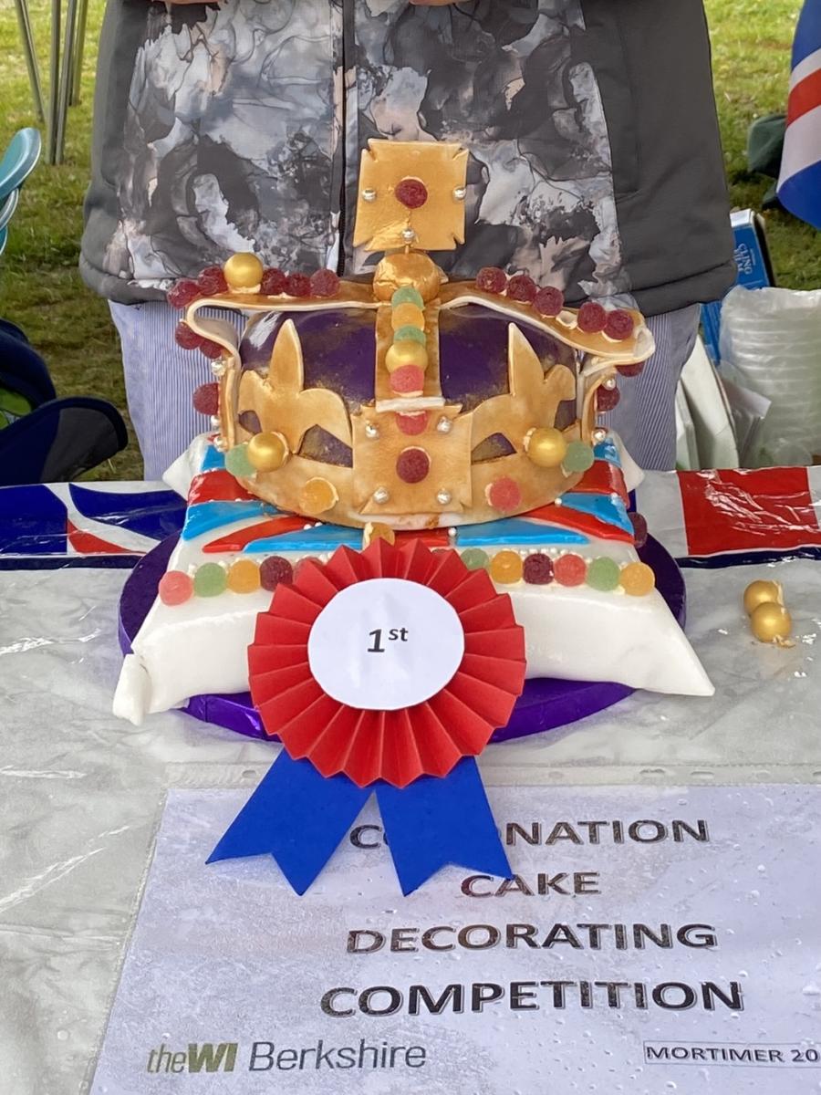 First Prize in the Cake competition